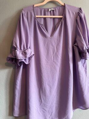 west. 1946 Lavender Purple Top - Size 18/20W